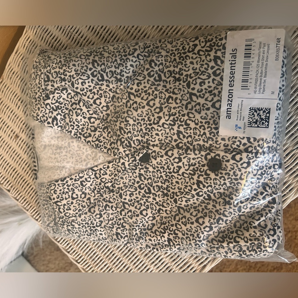 Amazon flannel pajama set. NWT
